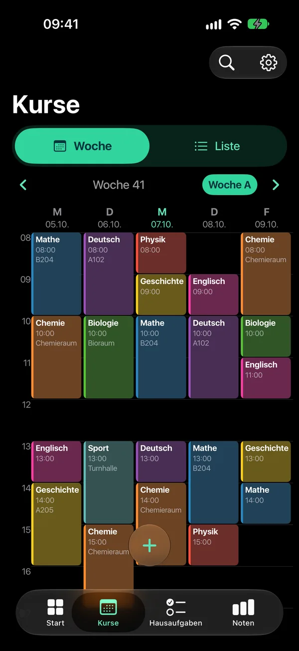 Schulen mit A/B-Wochen
