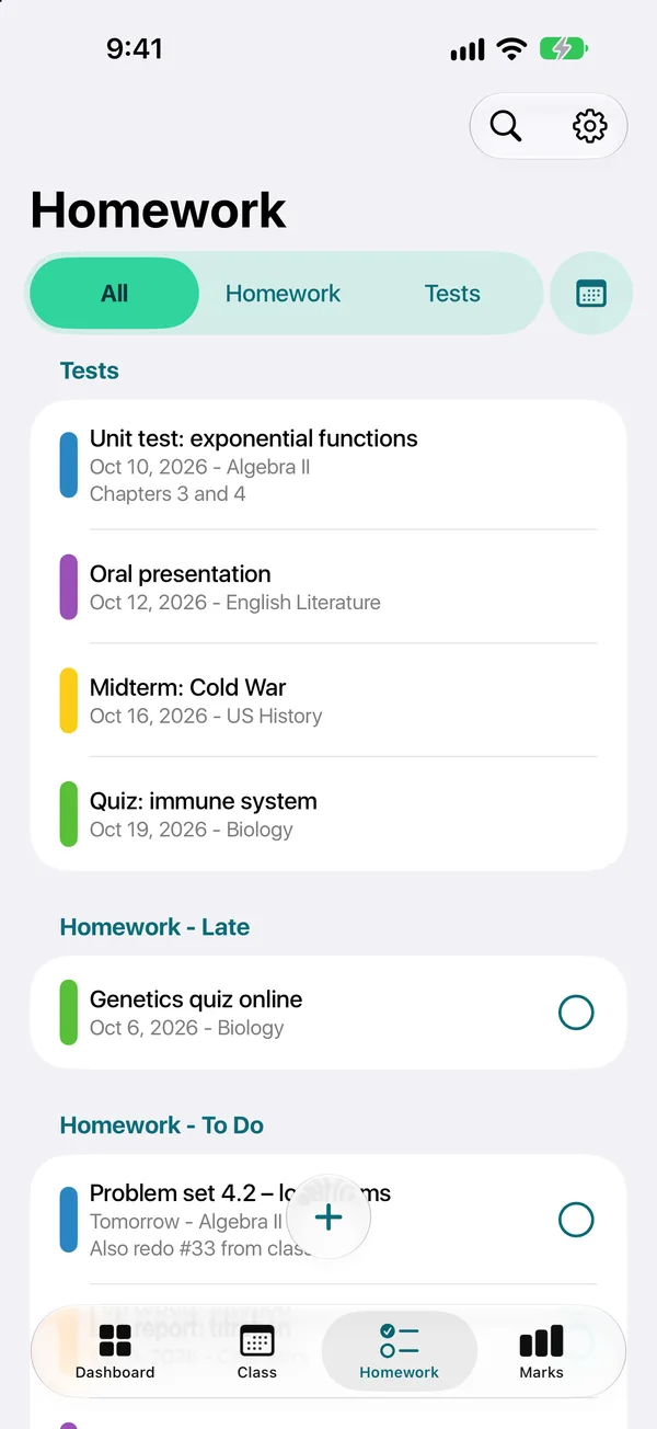 Homework that doesn’t slip